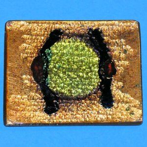 Vintage BOJRN ENGO Norway Copper Enamel Brooch Pin MCM Artist Art 1960s Signed